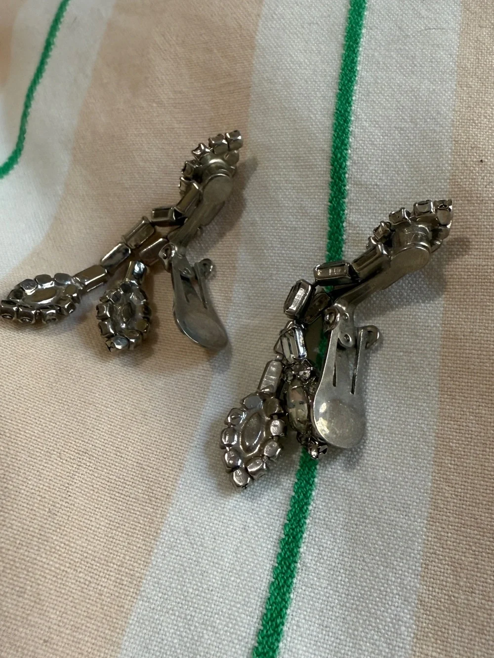 Weiss Waterfall Swarovski Crystals Drop Dangle Earrings